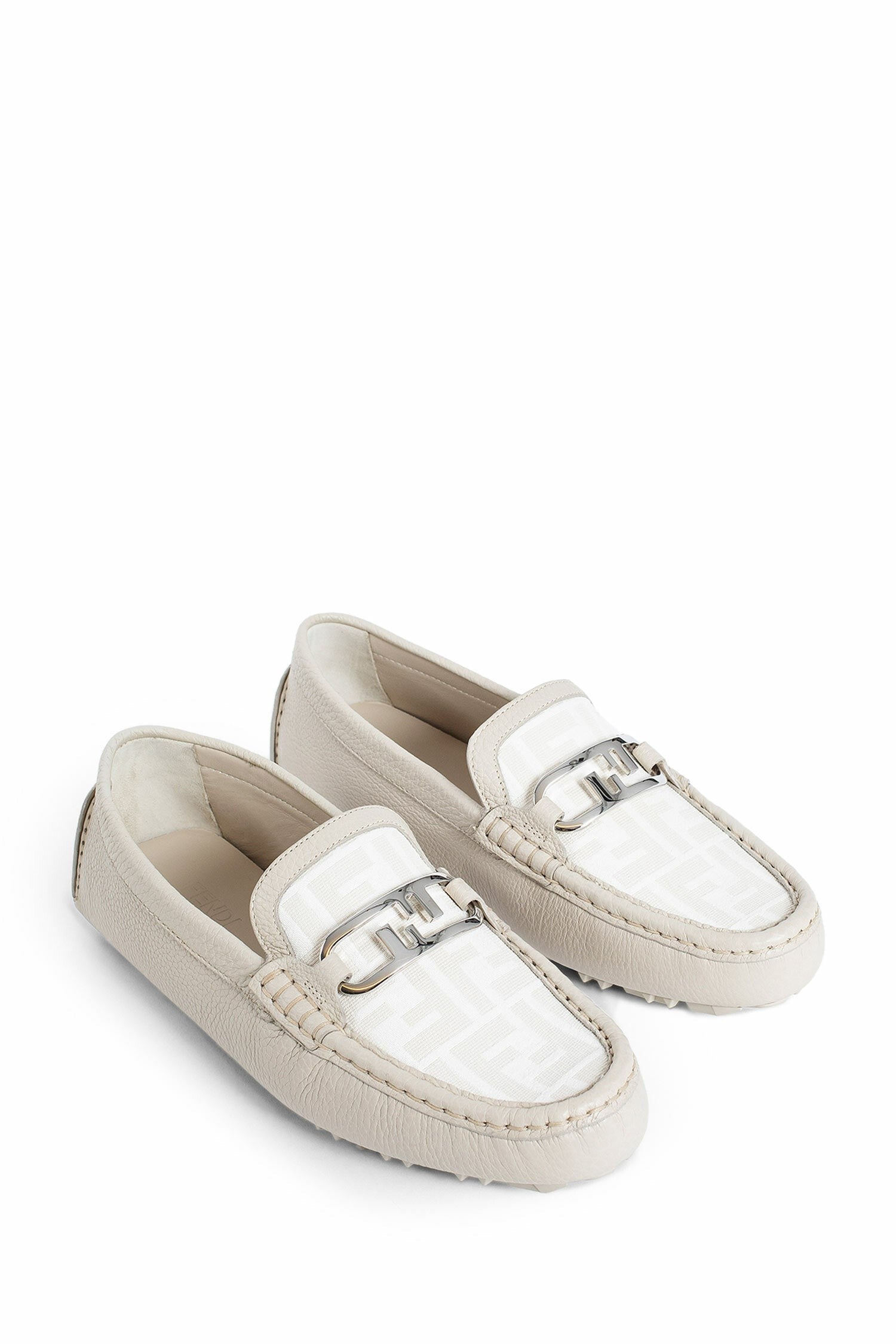 Fendi - O Lock Driving Loafers - Princess Attitude