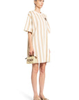 Fendi - Pequin Stripes T-Shirt Dress - Princess Attitude