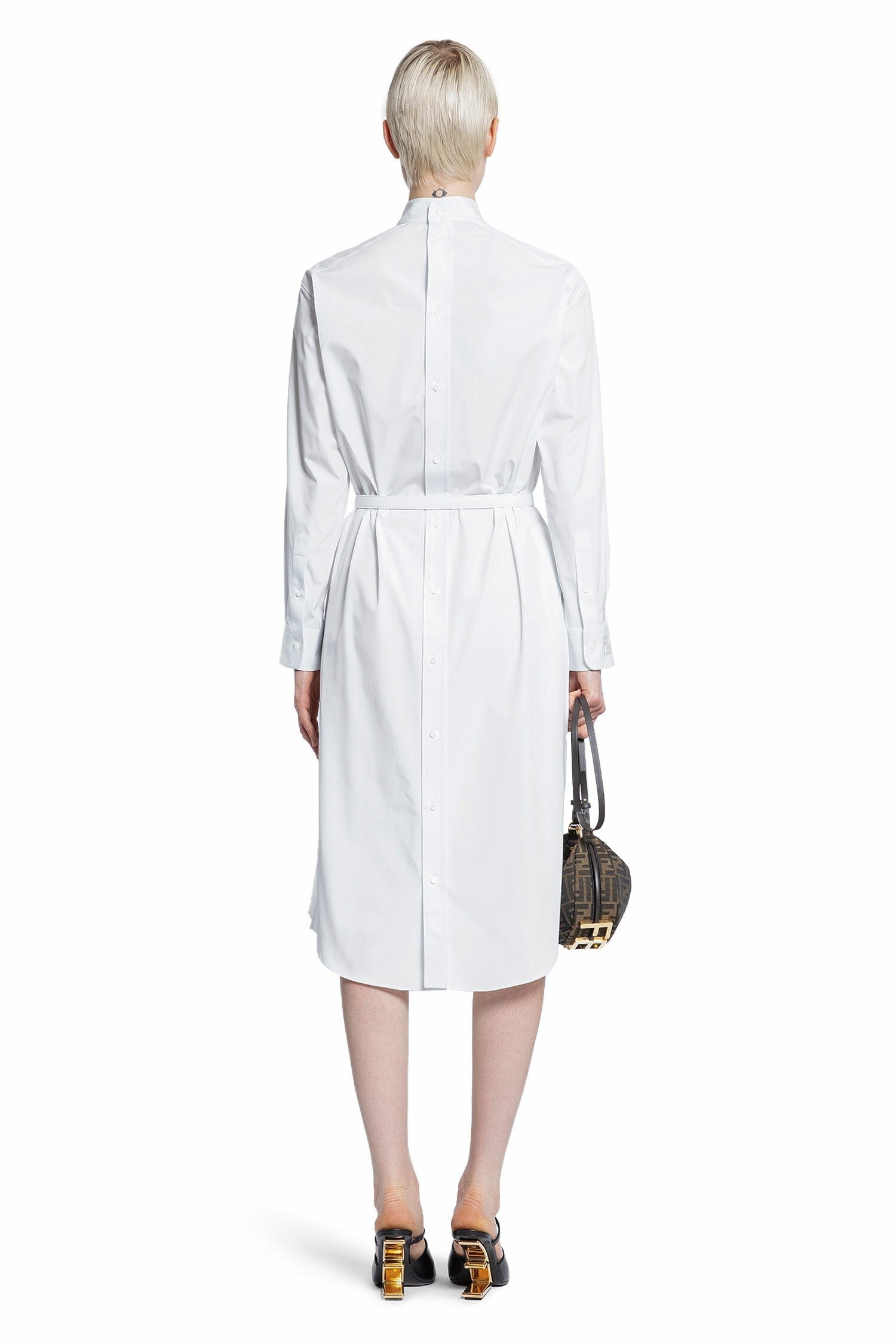 Fendi - Poplin Midi Dress - Princess Attitude