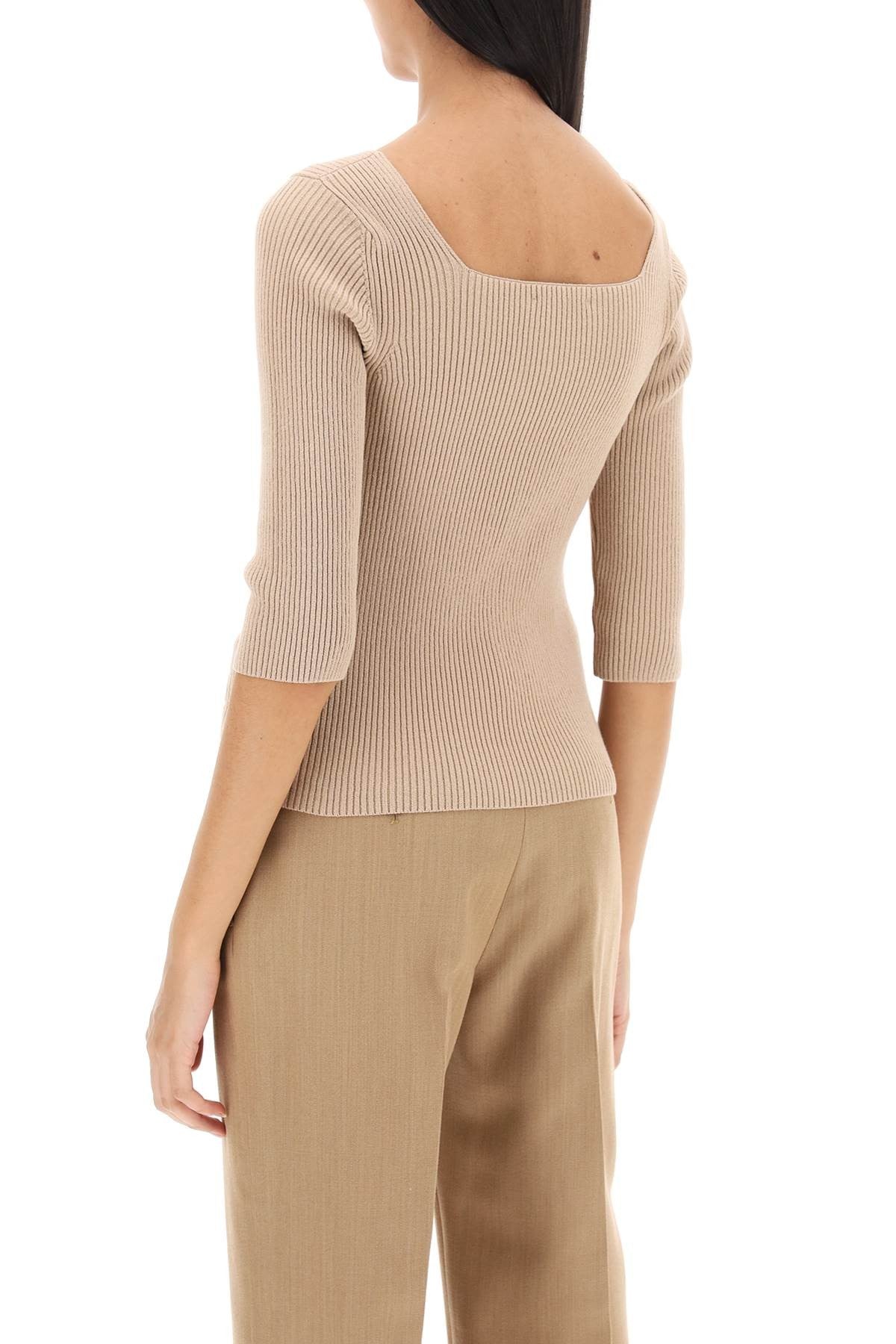 Fendi - Ribbed Cotton Sweater - Princess Attitude