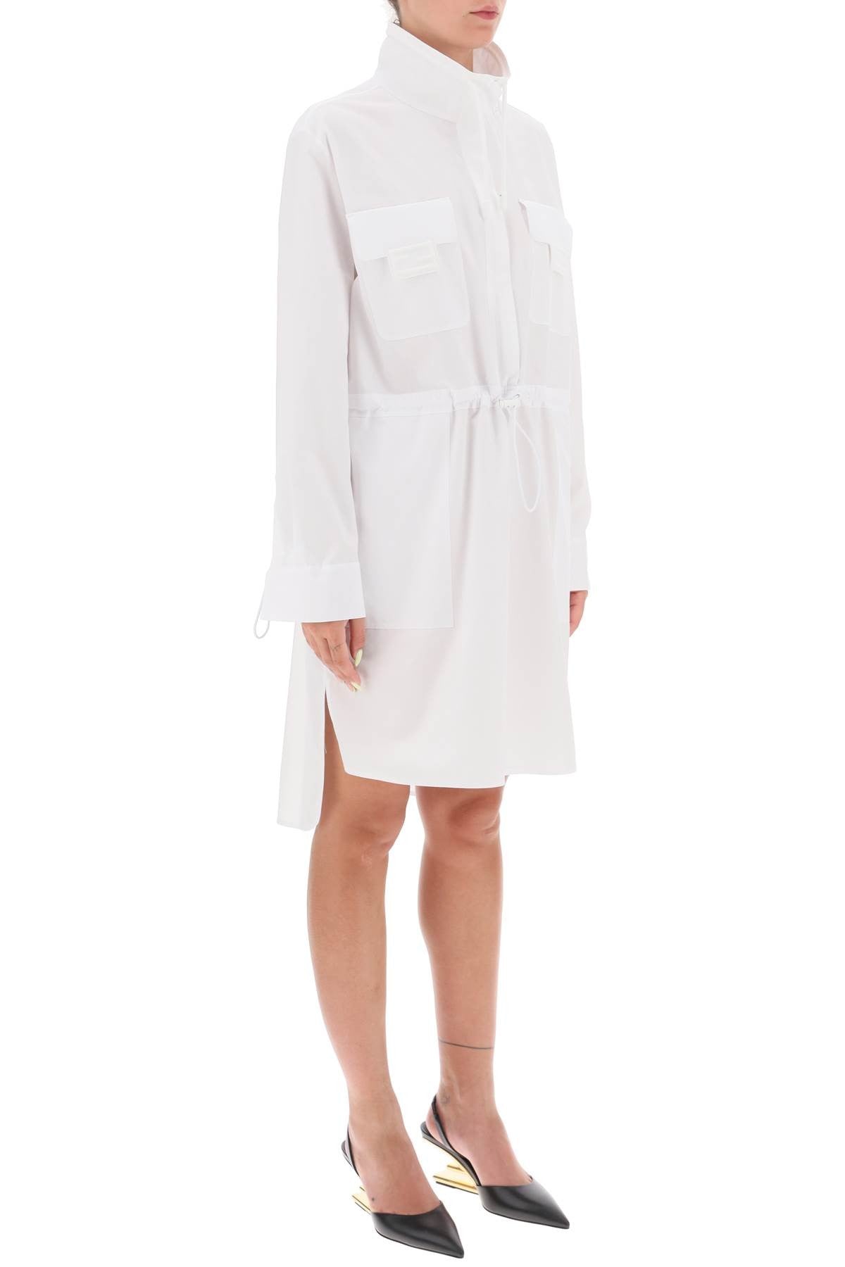 Fendi - Shirt Dress With Ff Baguette Pockets - Princess Attitude