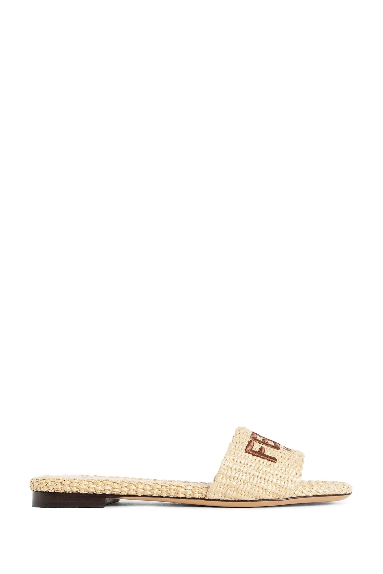 Fendi - Signature Raffia Slides - Princess Attitude