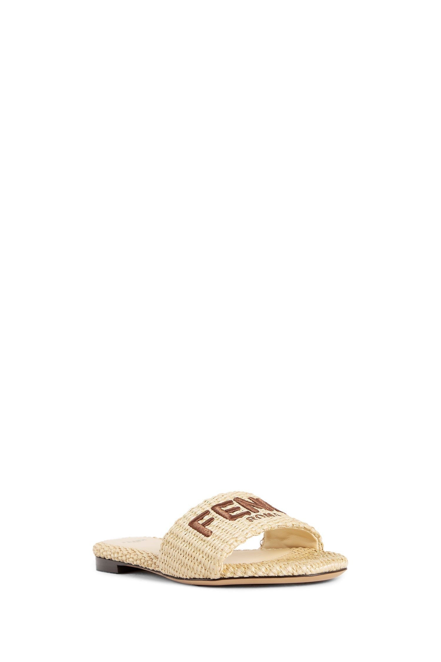 Fendi - Signature Raffia Slides - Princess Attitude