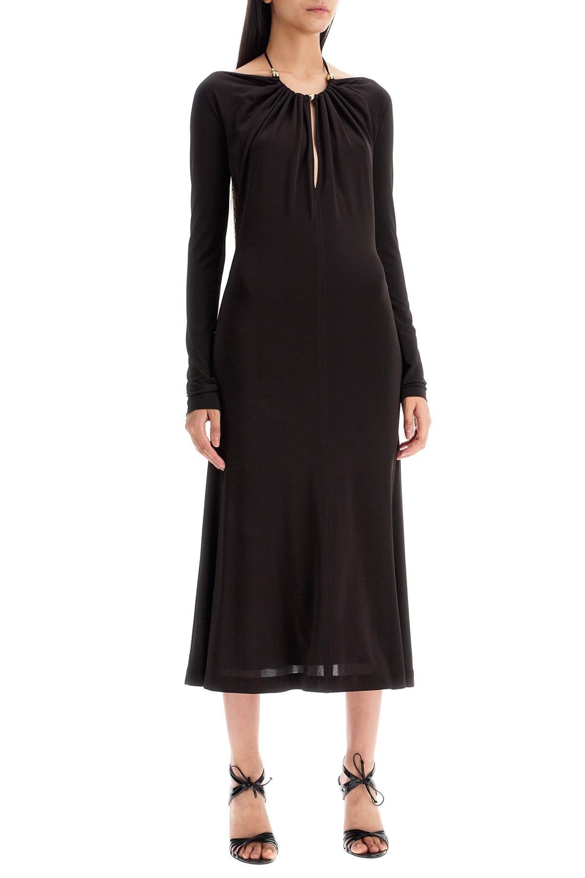 Ferragamo - "Jersey Dress With Pearl Embell - Princess Attitude