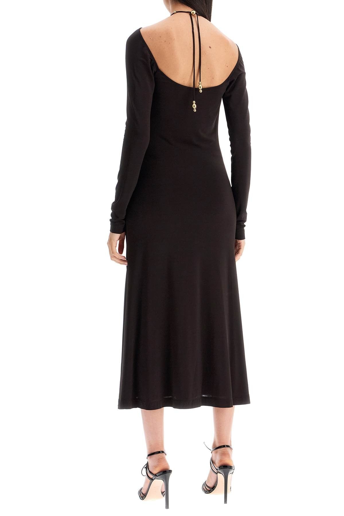 Ferragamo - "Jersey Dress With Pearl Embell - Princess Attitude