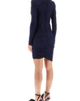 Ferragamo - Long - Sleeved Draped Mini Dress - Princess Attitude