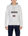 Napapijri Burgee Logo Hooded Sweatshirt White