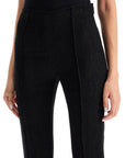 Ganni - Flared Viscose Trousers For