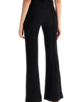 Ganni - Flared Viscose Trousers For