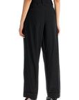 Ganni - "Flowy Trousers With Two Ple