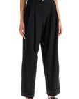 Ganni - "Flowy Trousers With Two Ple