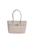 Furla Goccia L Leather Shopping Tote Bag Grey - Princess Attitude