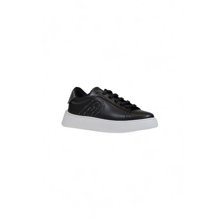 Furla Joy Low Top Leather Sneakers Black - Princess Attitude