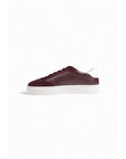 Furla Logo Patch Low Top Sneakers Bordeaux - Princess Attitude