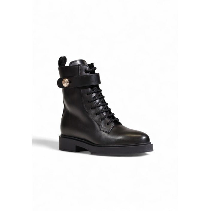 Furla Sfera Leather Boots Black - Princess Attitude