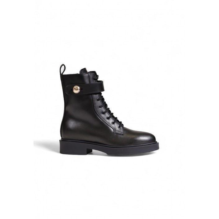 Furla Sfera Leather Boots Black - Princess Attitude