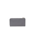 Furla Zip Around Large Leather Wallet Grey - Princess Attitude