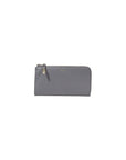 Furla Zip Around Large Leather Wallet Grey - Princess Attitude