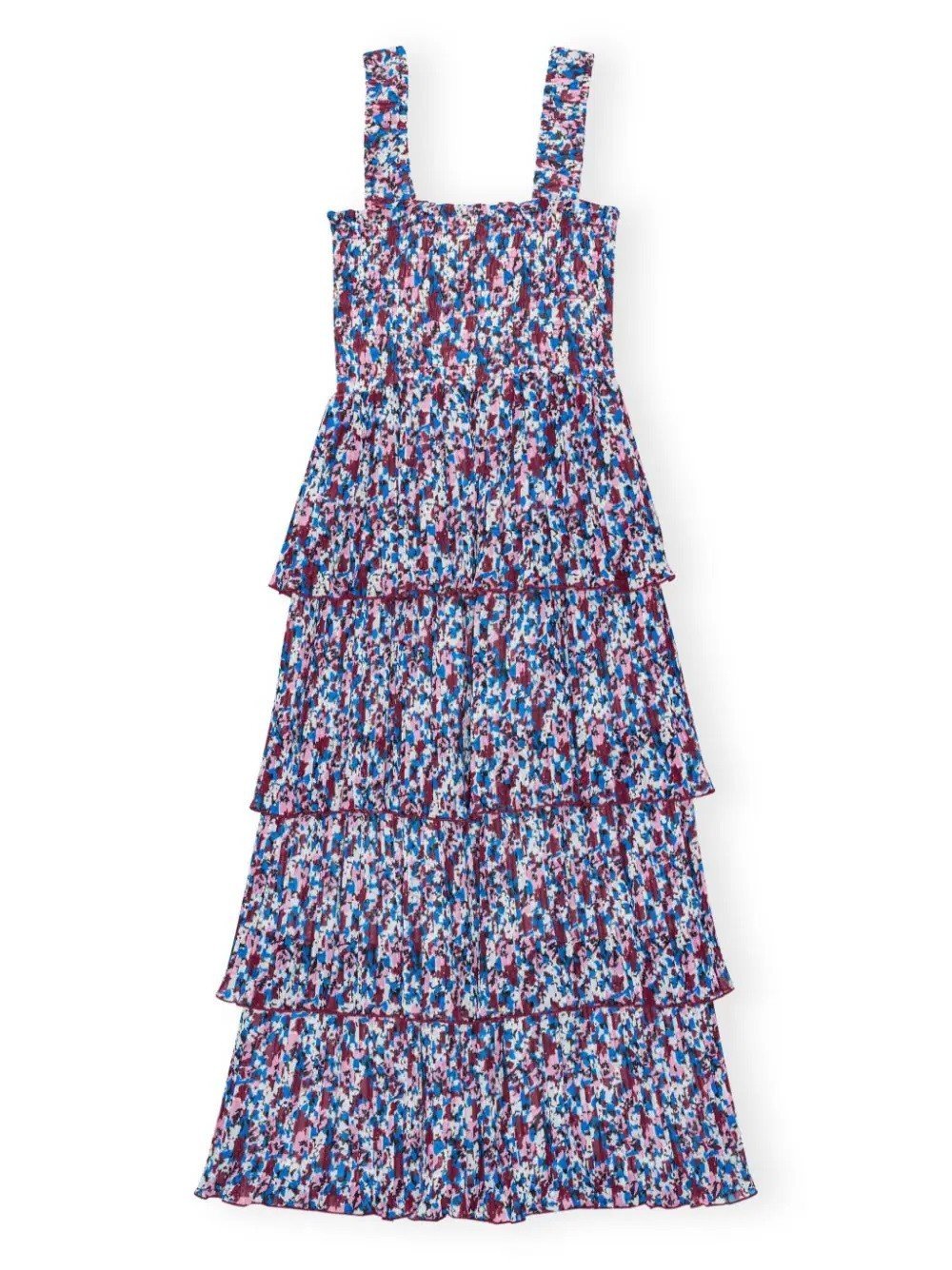 Ganni - Flounce Smock Midi Dress - Princess Attitude