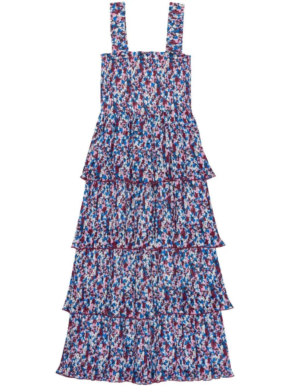 Ganni - Flounce Smock Midi Dress - Princess Attitude