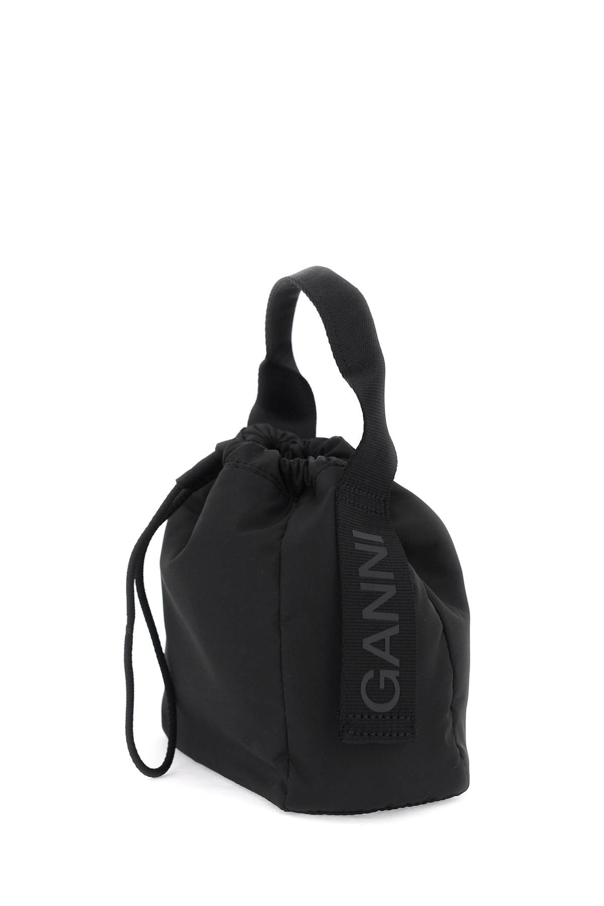 Ganni - Recycled Nylon Handbag With 9 - Princess Attitude