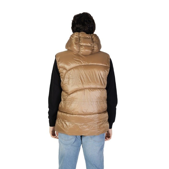 Gas Tanner Padded Hooded Polyamide Vest Gillet Tan - Princess Attitude