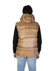 Gas Tanner Padded Hooded Polyamide Vest Gillet Tan - Princess Attitude