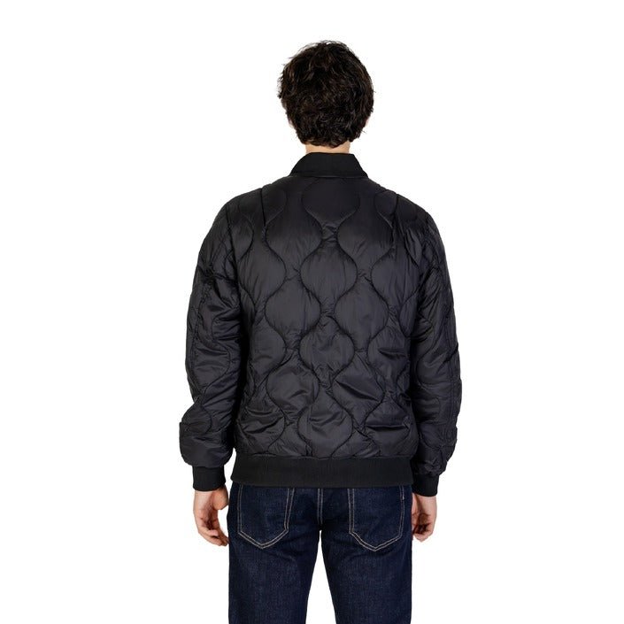 Gianni Lupo Quilted Polyamide Bomber Jacket Black - Princess Attitude