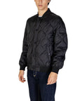 Gianni Lupo Quilted Polyamide Bomber Jacket Black - Princess Attitude