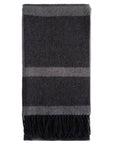 Toteme - Gray Monogram Jacquard Scarf In Rws Virgin Wool