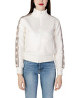 Guess Active Long Sleeved Zip - Up Sweatshirt White - Princess Attitude