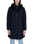 Guess Aleta Long Padded Down Puffer Jacket Black - Princess Attitude