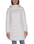 Guess Aleta Long Puffer Down Jacket White - Princess Attitude