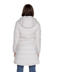 Guess Aleta Long Puffer Down Jacket White - Princess Attitude