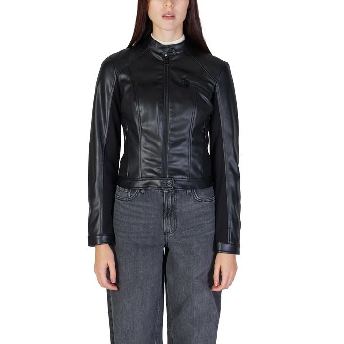 Guess Anita Moto Faux Leather Biker Jacket - Princess Attitude