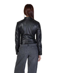 Guess Anita Moto Faux Leather Biker Jacket - Princess Attitude