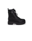 Guess Combat Vaires 4G Logo Ankle Boot Black - Princess Attitude