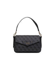 Guess Eco Coal Brenton Shoulder Bag Grey - Princess Attitude