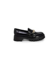 Guess Hillford Faux Leather Slip On Loafers Black - Princess Attitude