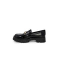 Guess Hillford Faux Leather Slip On Loafers Black - Princess Attitude