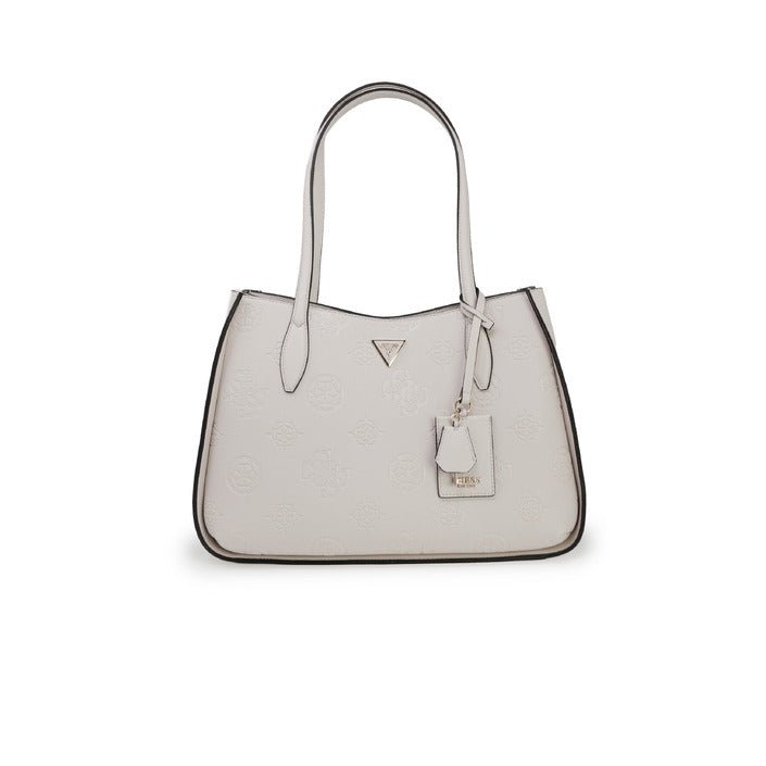 Guess Keandra Girlfriend Satchel Bag White - Princess Attitude