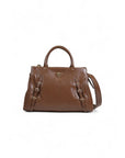 Guess Levia Satchel Shoulder Strap Handbag Brown - Princess Attitude