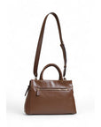 Guess Levia Satchel Shoulder Strap Handbag Brown - Princess Attitude