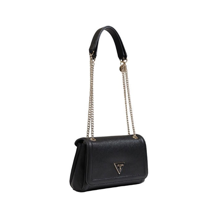 Guess Noelle Flap Convertible Crossboty Bag Black - Princess Attitude