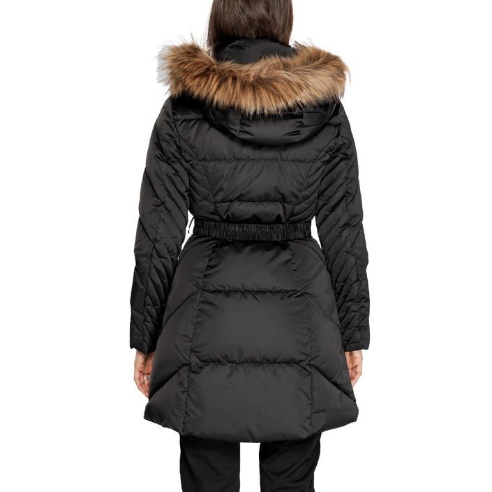 Guess Real Puffer Down Midi Jacket Black - Princess Attitude