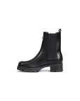 Guess Rinna Faux Leather Chelsea Ankle Boots Black - Princess Attitude