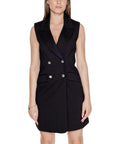 Guess Sleeveless Mini Trench Dress Black - Princess Attitude