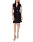 Guess Sleeveless Mini Trench Dress Black - Princess Attitude