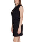 Guess Sleeveless Mini Trench Dress Black - Princess Attitude