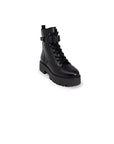 Guess Vaires Faux Leather Lace Up Ankle Boots Black - Princess Attitude